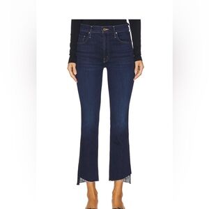 MOTHER Denim The Insider Crop Step Fray